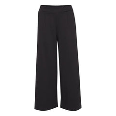 ICHI Black Recycled Polyester Pant - Trousers