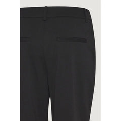 ICHI Black Recycled Polyester Pant - Trousers