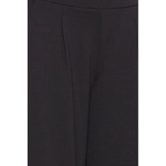 ICHI Black Recycled Polyester Pant - Trousers