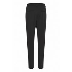 ICHI Black Recycled Polyester Pant - Trousers