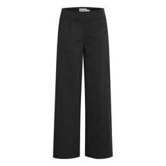 ICHI Black Recycled Polyurethane Pant - XXL