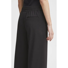 ICHI Black Recycled Polyurethane Pant - XXL