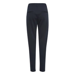 ICHI Blue Recycled Polyester Pant