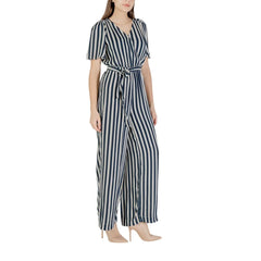 ICHI Blue Viscose Jumpsuit - IT44|L - One-Pieces