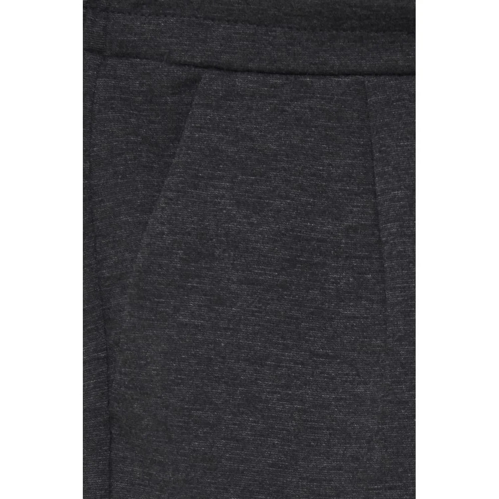 ICHI Gray Polyester Pant - Trousers