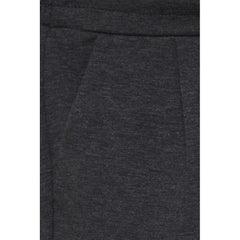 ICHI Gray Polyester Pant - Trousers