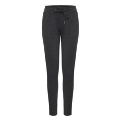 ICHI Gray Polyester Pant - Trousers