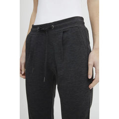 ICHI Gray Polyester Pant - Trousers