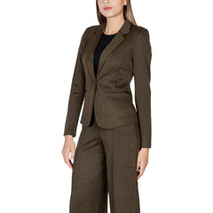 ICHI Green Polyester Blazer - IT44|L