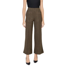 ICHI Green Polyester Pant - XL