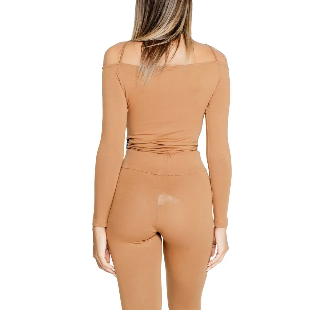 Icon Brown Cotton Bodysuit - IT38|XS