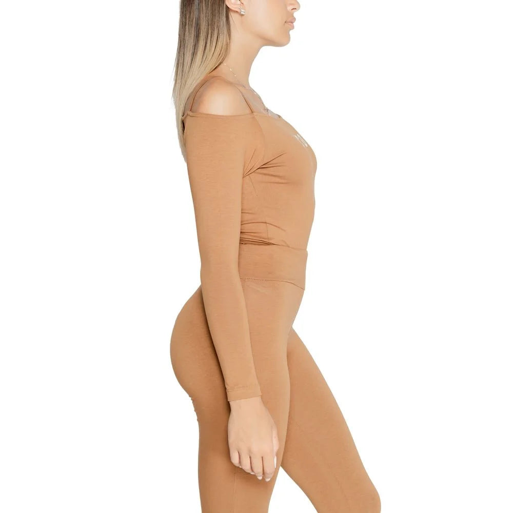 Icon Brown Cotton Bodysuit - IT38|XS