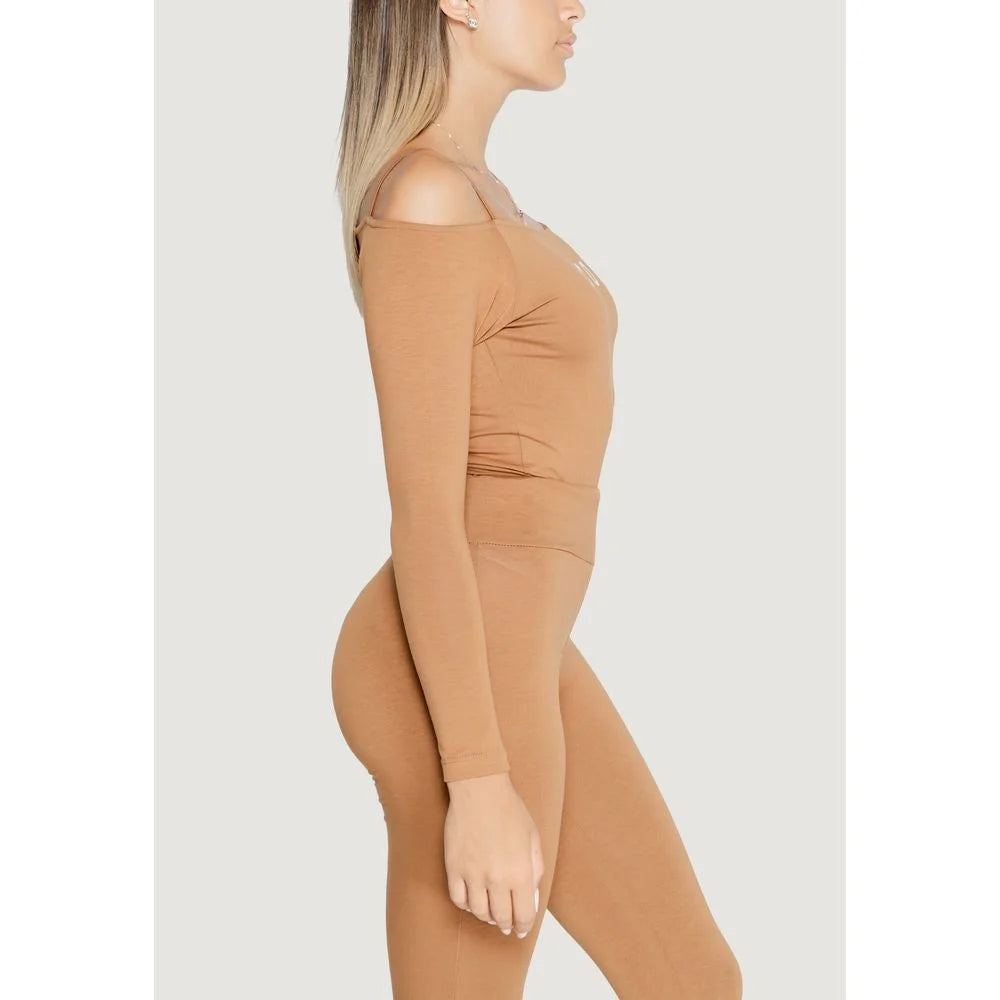 Icon Brown Cotton Bodysuit - IT38|XS