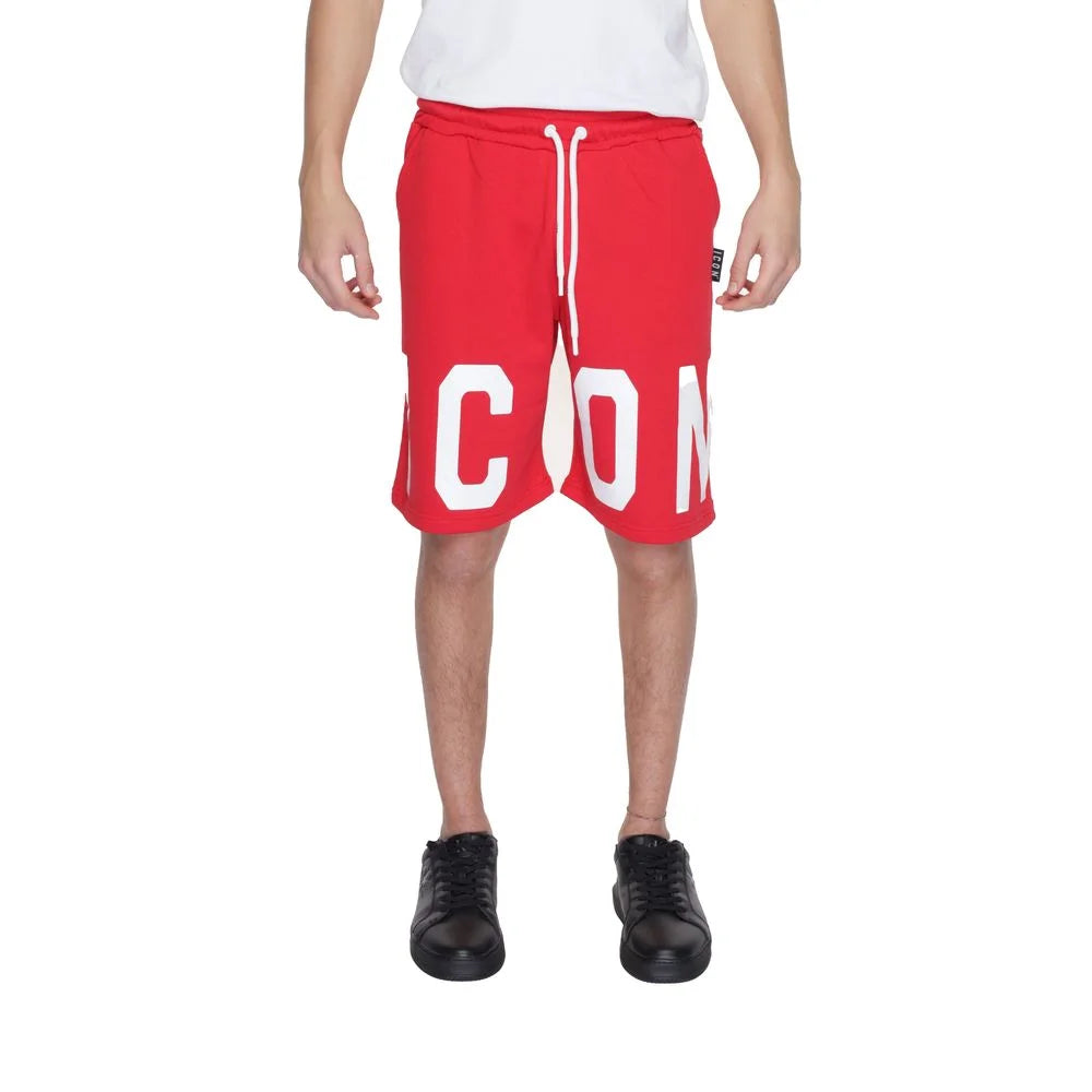Icon Red Cotton Bermuda - IT44 | S