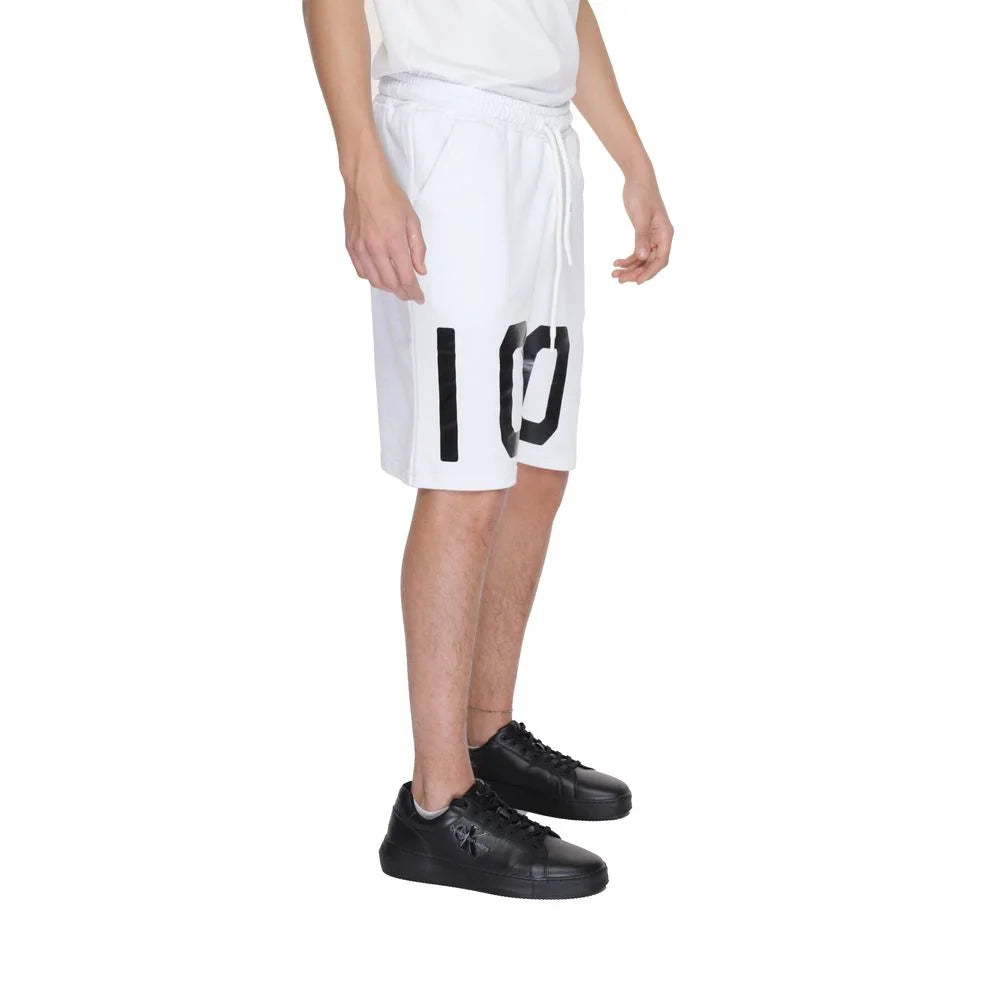 Icon White Cotton Bermuda - IT44 | S