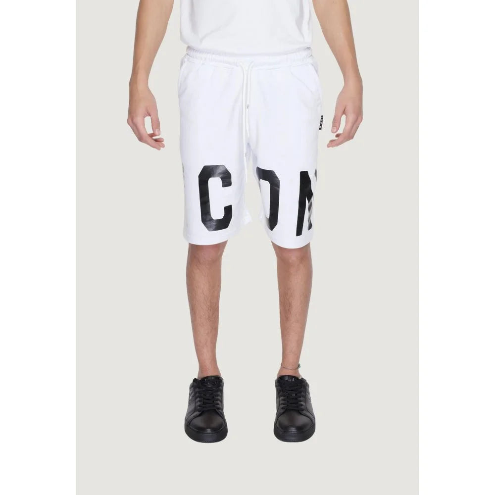 Icon White Cotton Bermuda - IT44 | S
