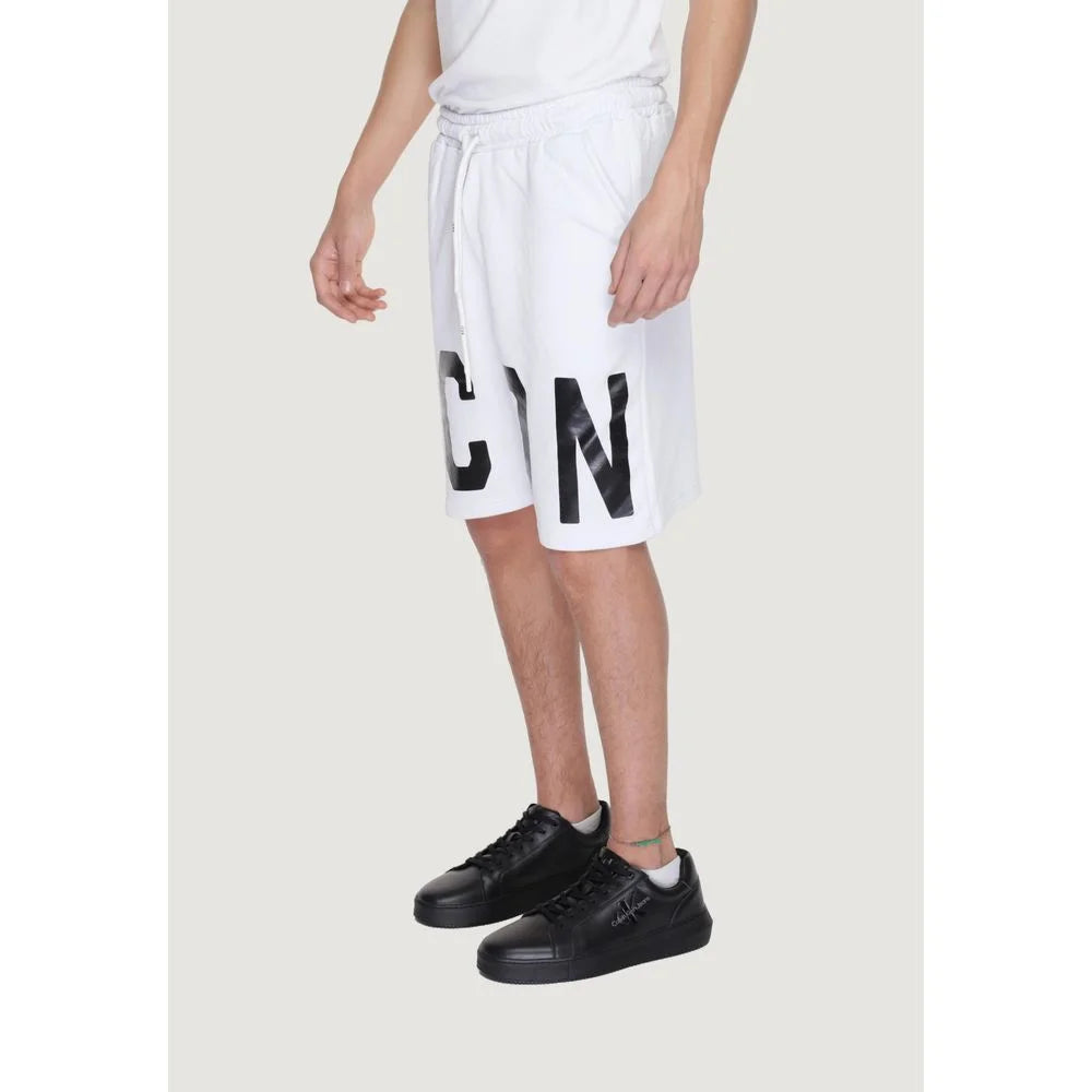 Icon White Cotton Bermuda - IT44 | S