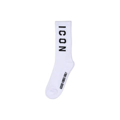 Icon White Cotton Sock - One Size