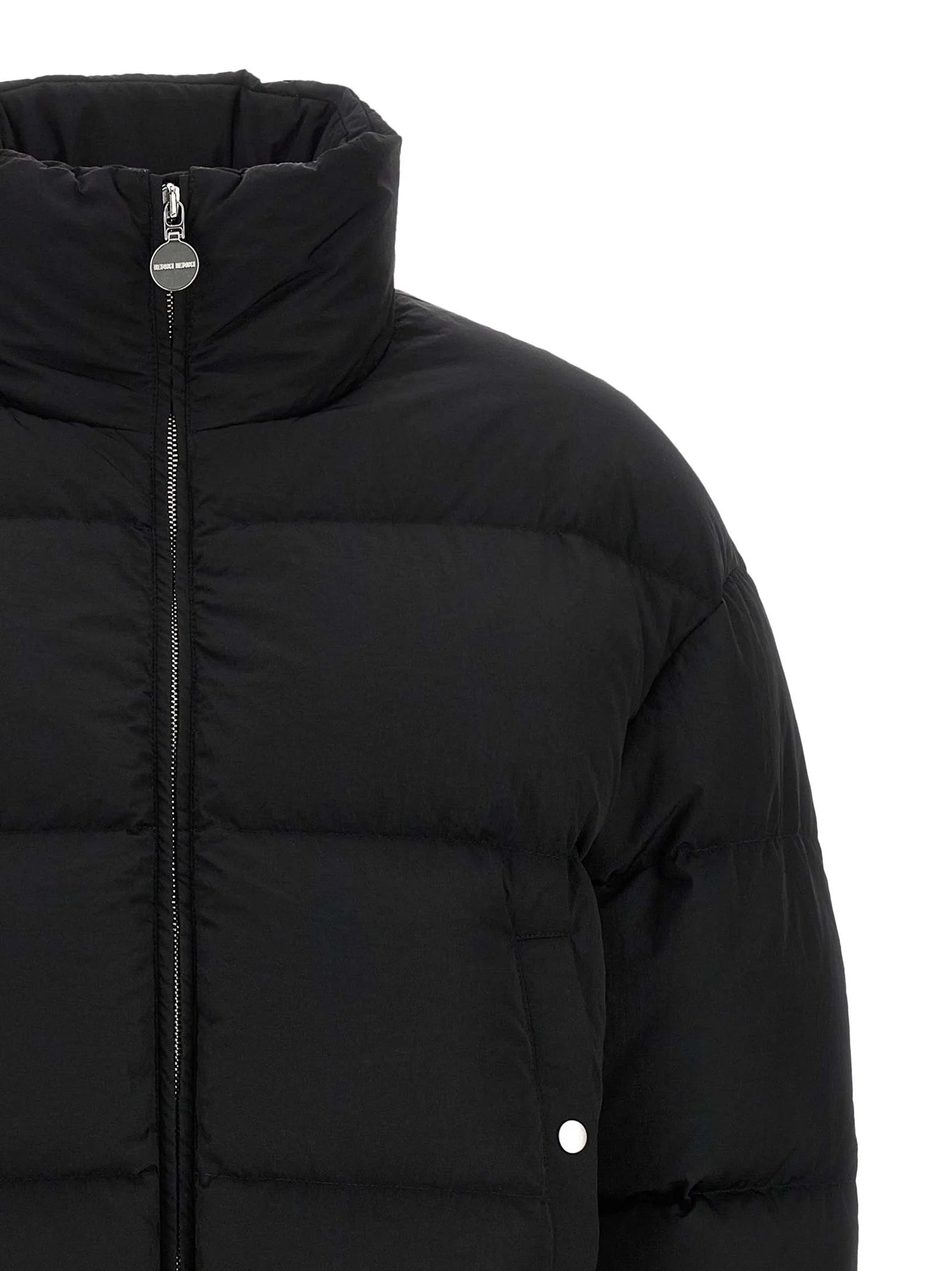IENKI IENKI Black Nylon Full-Length Jacket - S