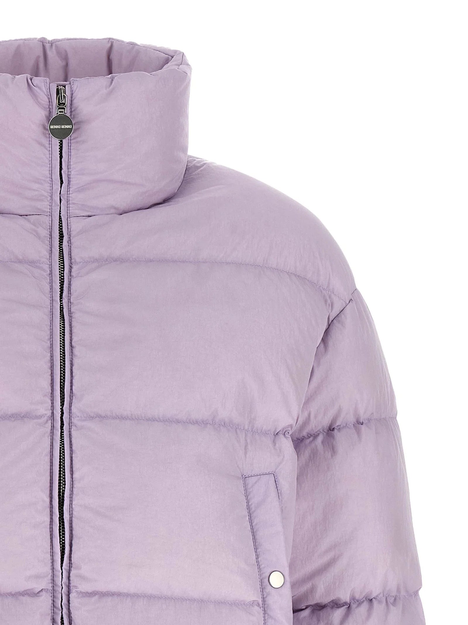 IENKI IENKI Purple Nylon Full-Length Jacket - S