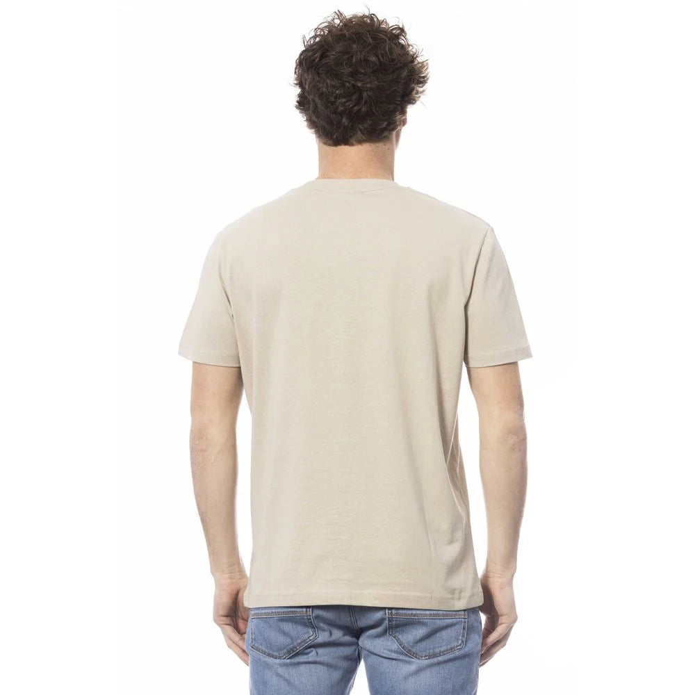 Invicta Beige Cotton Men T-Shirt - T-Shirts