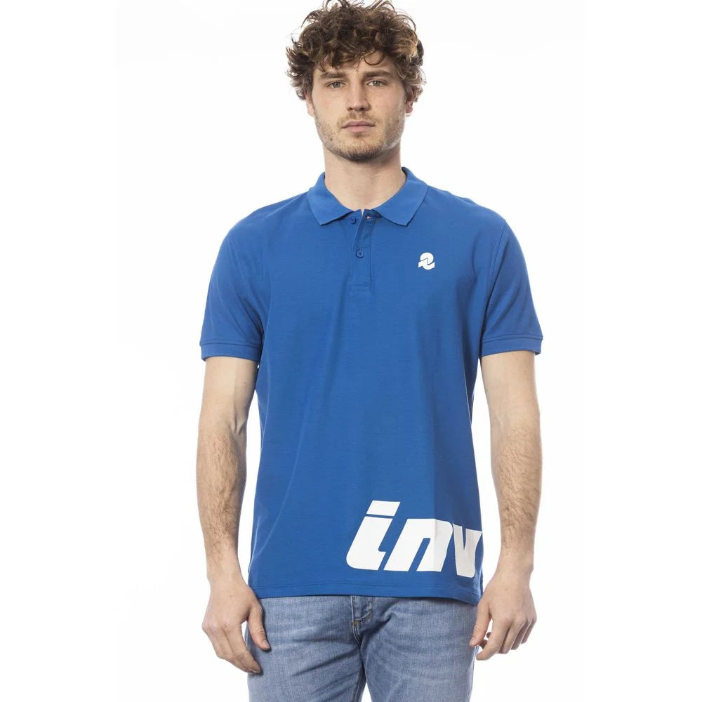 Invicta Blue Cotton Men Polo Shirt - Polos