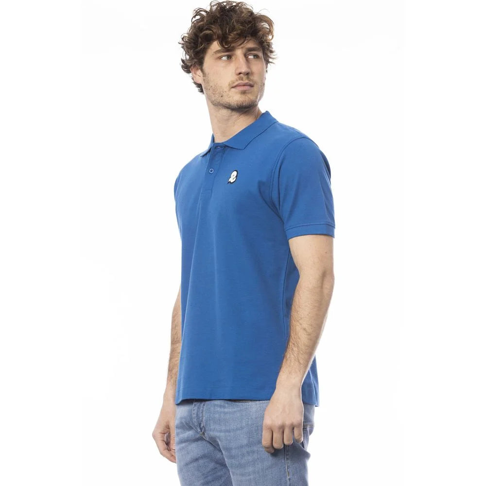 Invicta Blue Cotton Men Polo Shirt - Polos