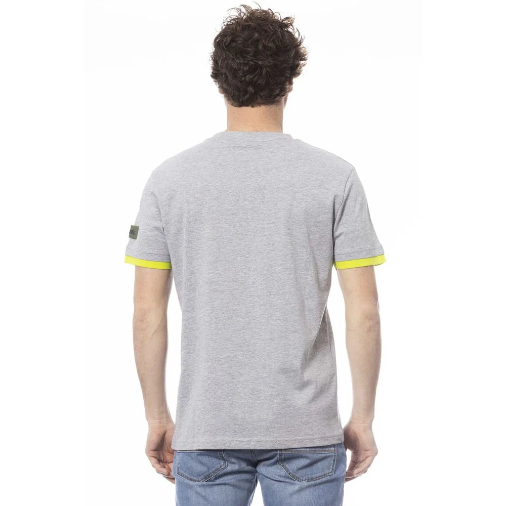 Invicta Gray Cotton Men T-Shirt - T-Shirts