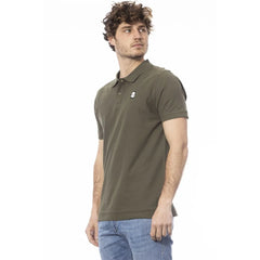 Invicta Green Cotton Men Polo Shirt - Polos