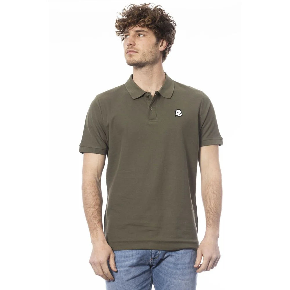 Invicta Green Cotton Men Polo Shirt - Polos