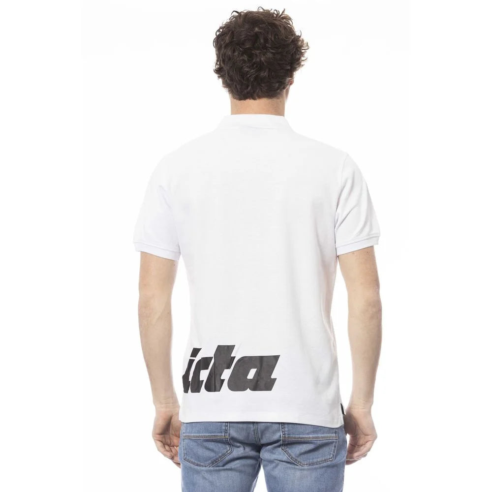 Invicta White Cotton Men Polo Shirt - Polos