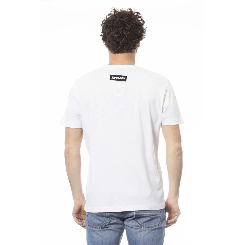 Invicta White Cotton Men T-Shirt - T-Shirts