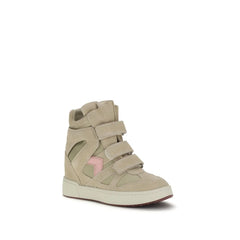 Isabel Marant Beige Calf Leather Bos Taurus Chunky Sneakers - EU36/US6