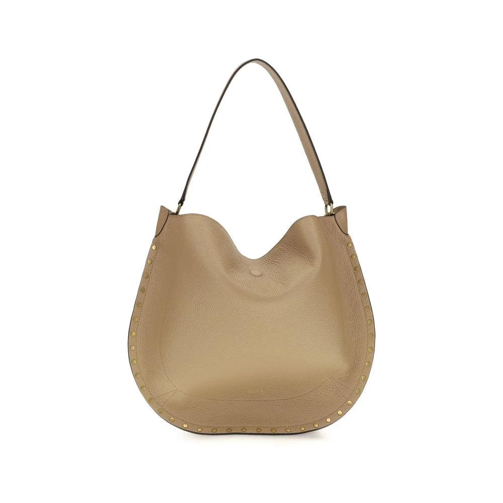Isabel Marant Beige Calf Leather Bos Taurus Shoulder Bag
