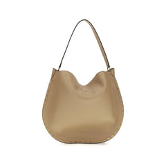Isabel Marant Beige Calf Leather Bos Taurus Shoulder Bag