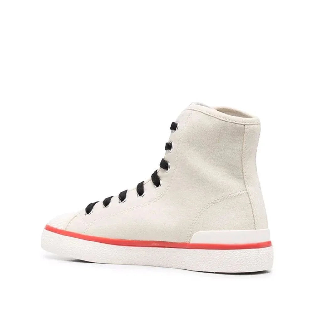 Isabel Marant Beige Canvas High Top Sneakers - EU36/US6