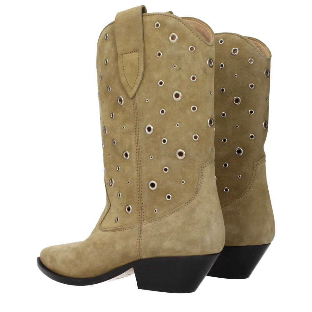 Isabel Marant Beige Leather Ankle Boots - EU36/US6