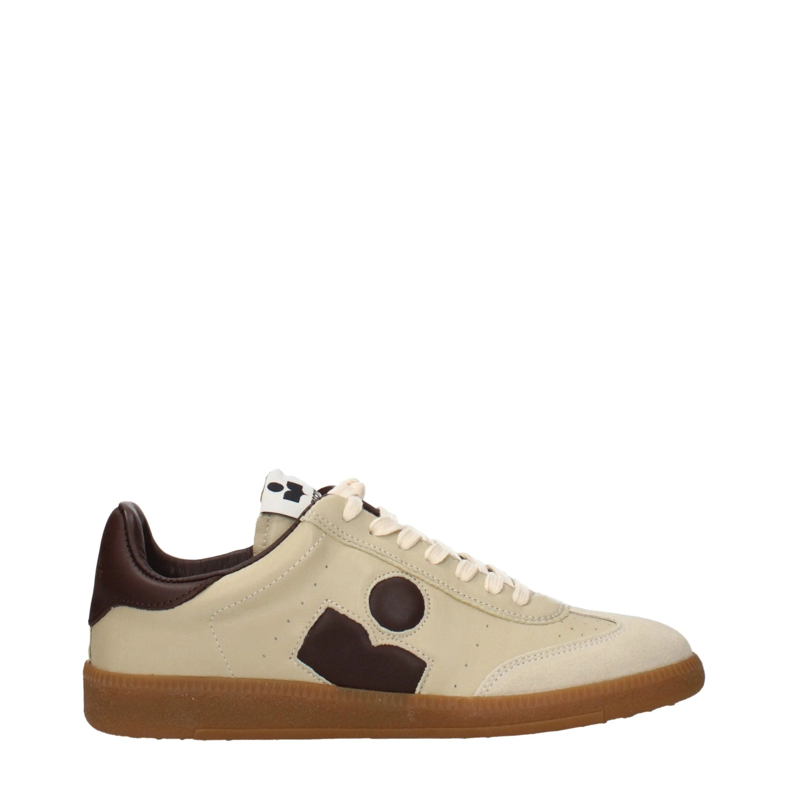 Isabel Marant Beige Leather Low Top Sneakers - EU36/US6
