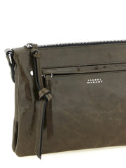 Isabel Marant Bicolor Calfskin Crossbody Bag