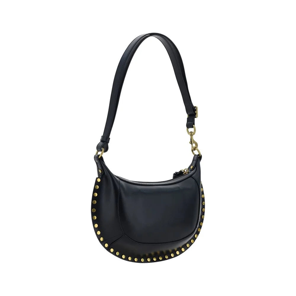 Isabel Marant Black Calf Leather Bos Taurus Shoulder Bag