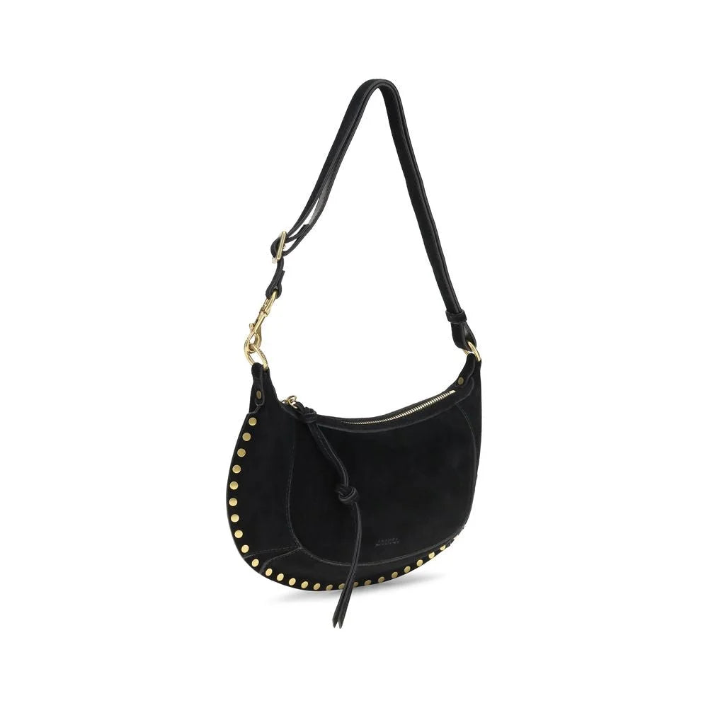 Isabel Marant Black Calf Leather Bos Taurus Shoulder Bag
