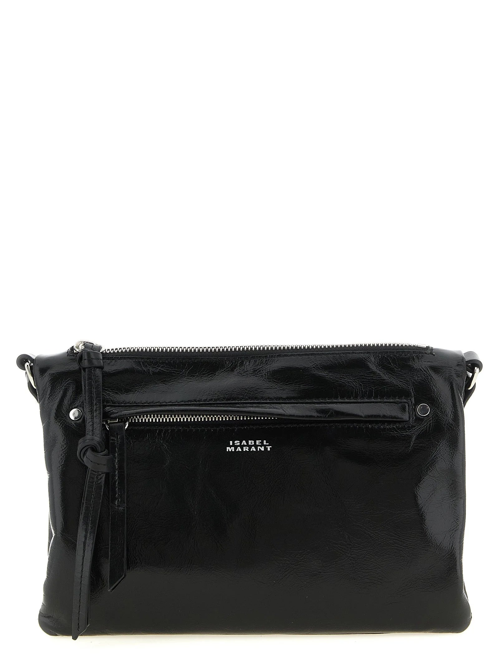 Isabel Marant Black Calfskin Crossbody Bag