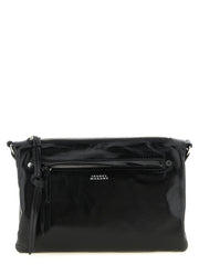 Isabel Marant Black Calfskin Crossbody Bag