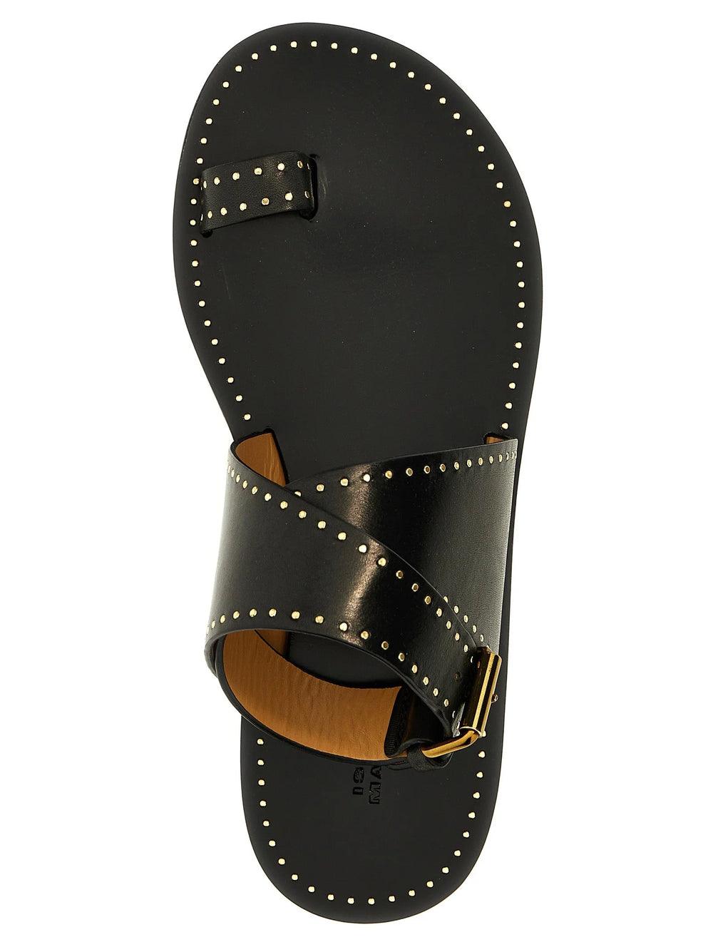 Isabel Marant mustad vasikanahast lamedad sandaalid - EU36/US6