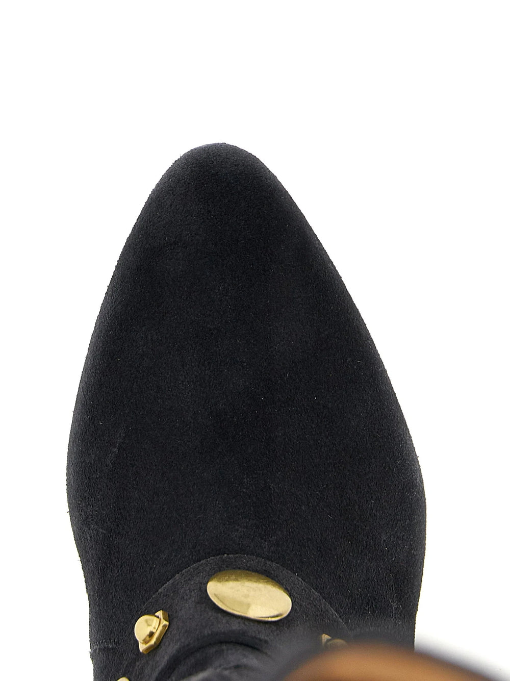 Isabel Marant Black Calfskin Over The Knee - EU37/US7