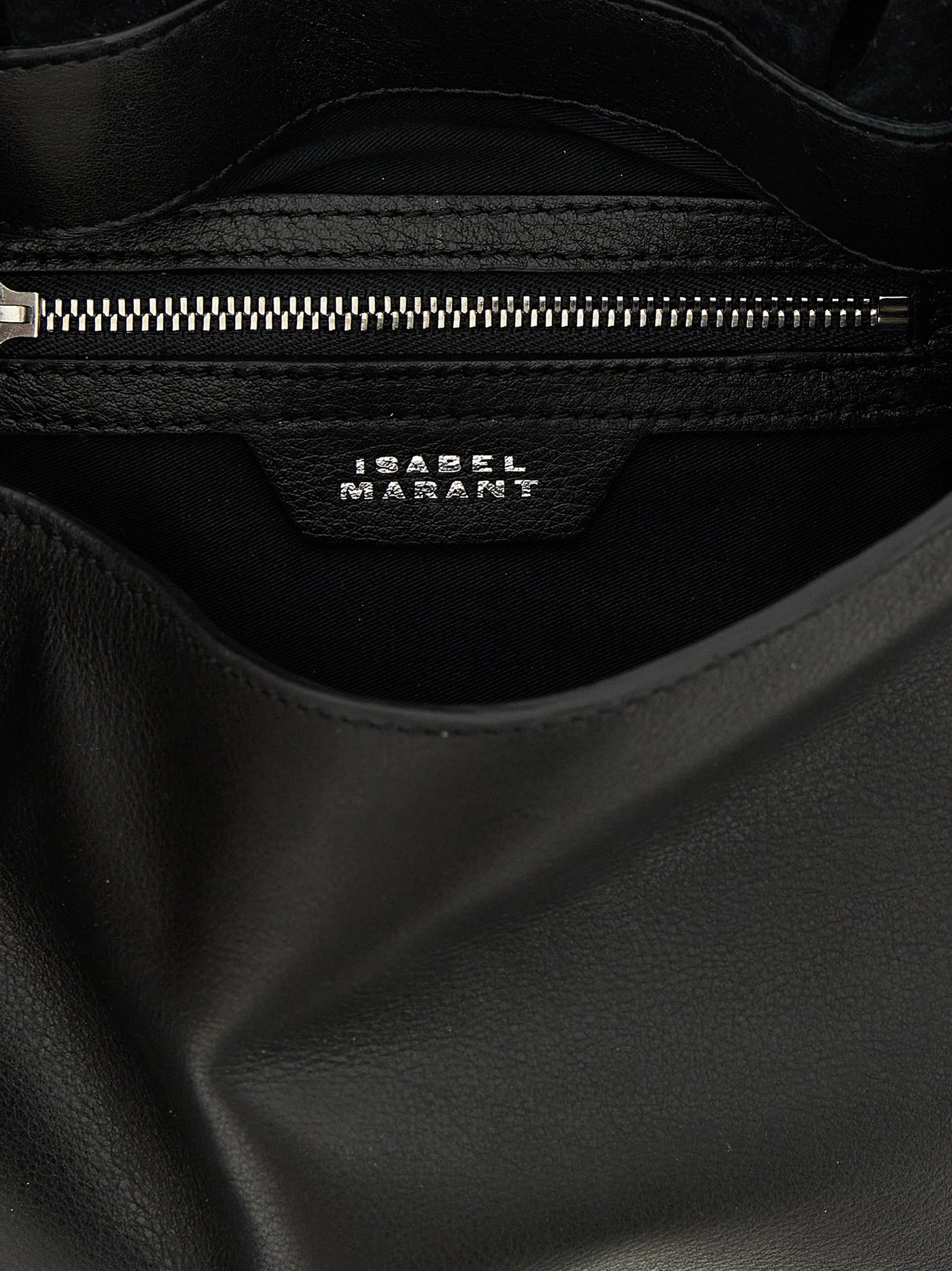 Isabel Marant Black Calfskin Shoulder Bag