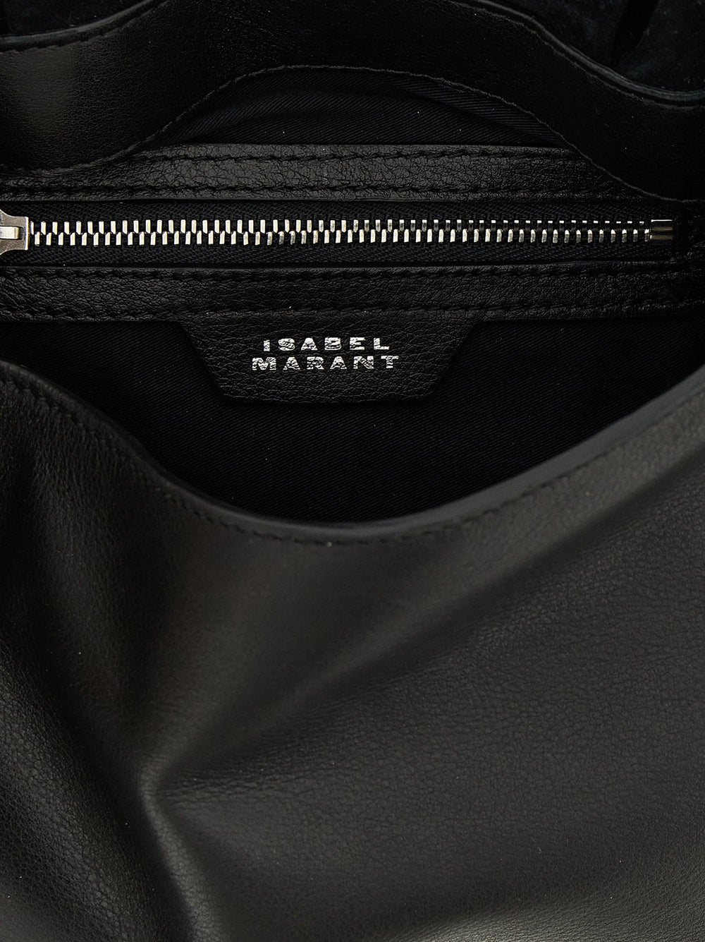 Isabel Marant Black Calfskin Shoulder Bag