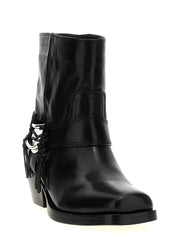 Isabel Marant Black Cowhide Chelsea Boots - EU36/US6