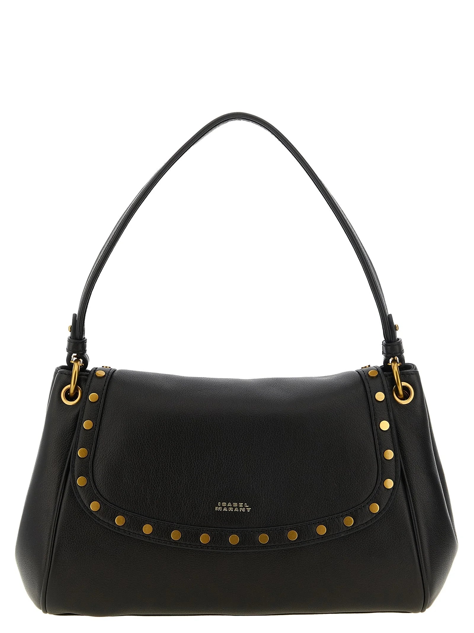 Isabel Marant Black Lamb Leather Shoulder Bag