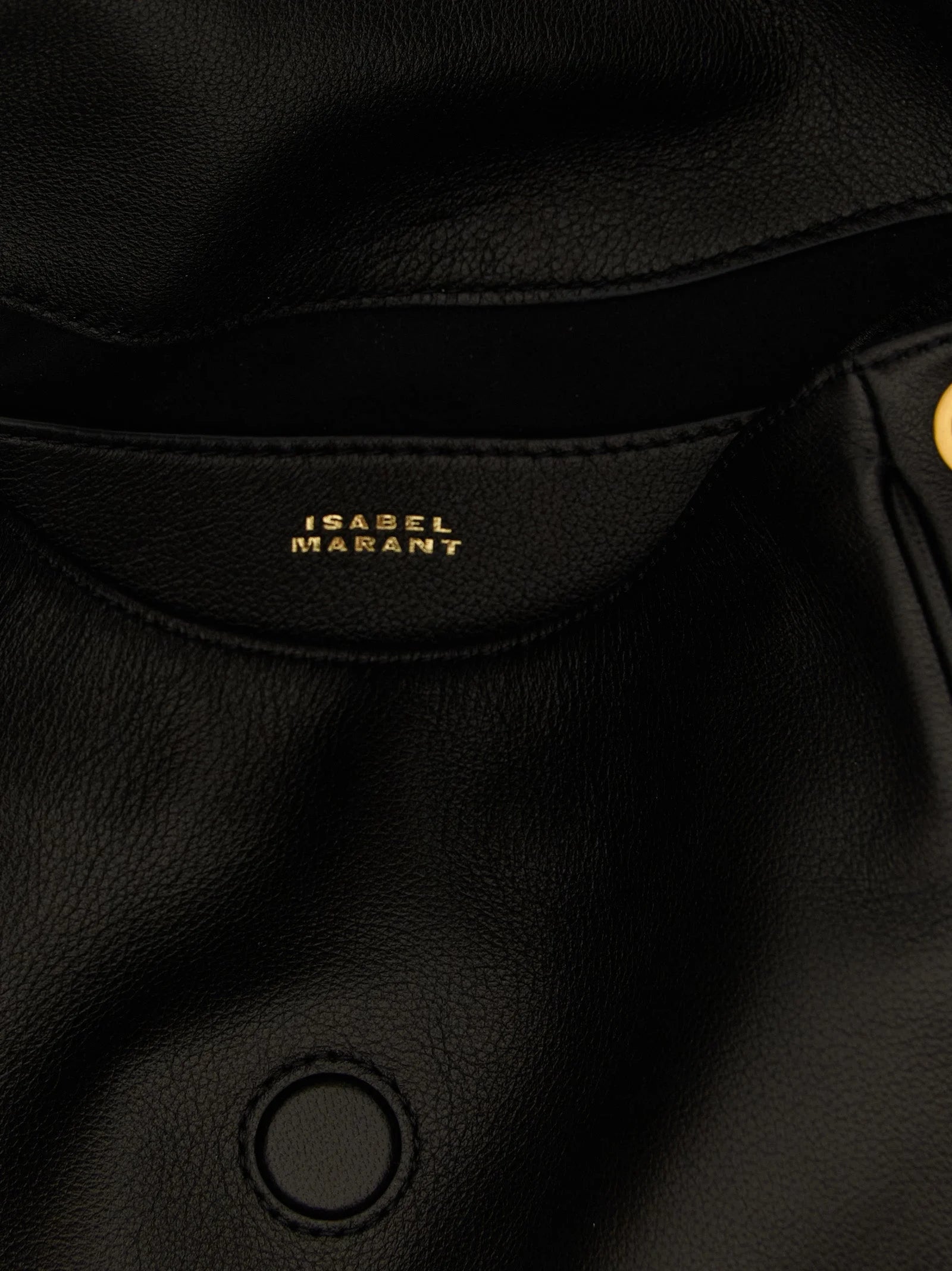 Isabel Marant Black Lamb Leather Shoulder Bag
